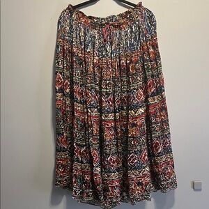 Just Class 100% cotton Bohemian Print Skirt